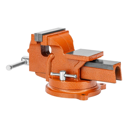 Тиски слесарные, 100 мм, поворотные, с наковальней Sparta по ценам производителя в Краснодаре с доставкой по всей России