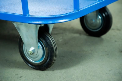 Тележка платформенная TOR ТП-МБ (600х1000) с бортами (колеса 160 мм) по ценам производителя в Краснодаре с доставкой по всей России