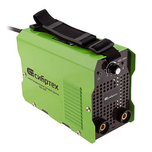 Инверторный аппарат дуговой сварки ИДС-250K, 250 А, ПВ 80%, диаметр электрода 1,6-5 мм Сибртех по ценам производителя в Краснодаре с доставкой по всей России