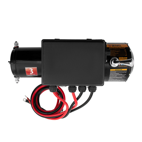 Лебедка автомобильная электрическая LB-2200, 2.2 т, 3.3 кВт, 12 В Denzel по ценам производителя в Краснодаре с доставкой по всей России