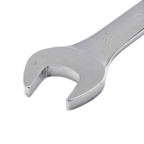 Ключ комбинированный трещоточный, 32 мм, CrV, шарнирный, зеркальный хром Matrix по ценам производителя в Краснодаре с доставкой по всей России