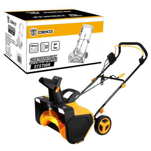 Снегоуборщик электрический DEKO ST2700R, 58см, 2700Вт, 2 фары купить в Москве с доставкой по всей России | ProtosMarket.ru