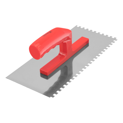 Гладилка стальная, 280 х 130 мм, зеркальная полировка, пластмассовая ручка, зуб 6 х 6 мм Matrix по ценам производителя в Краснодаре с доставкой по всей России