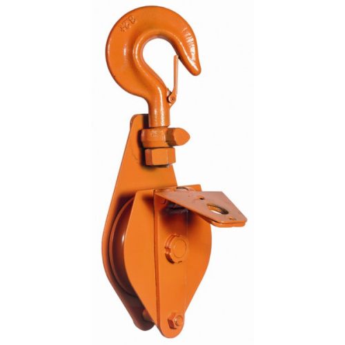 Блок шкивовый однорольный с крюком и откидной щекой 5 т, D каната 15 - 18 мм, СибТаль по ценам производителя в Краснодаре с доставкой по всей России