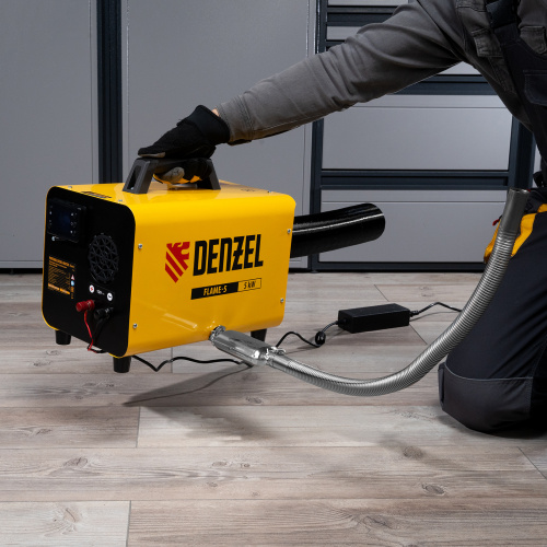 Дизельная тепловая портативная пушка  Flame-5, 5кВт, 300м3/ч, непр.наг., циф. терм. Denzel по ценам производителя в Краснодаре с доставкой по всей России