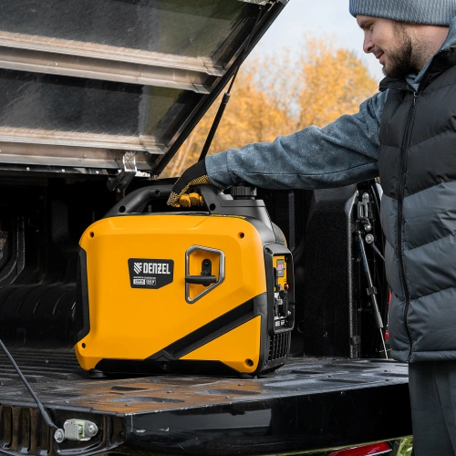 Генератор инверторный GS-2200iS, 2,2 кВт, 230 В, закрытый корпус, ручной старт DENZEL по ценам производителя в Краснодаре с доставкой по всей России