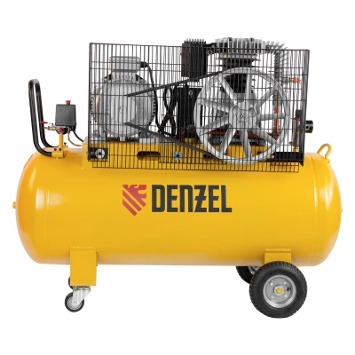 Компрессор воздушный, ременный привод BCI5500-T/200, 5.5 кВт, 200 литров, 850 л/мин Denzel по ценам производителя в Краснодаре с доставкой по всей России