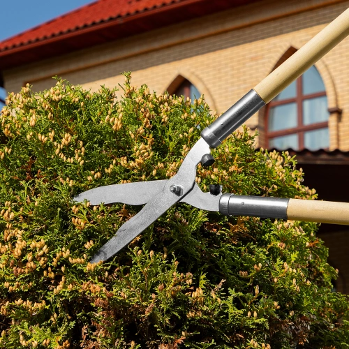 Кусторез, 650 мм, волнистые лезвия, деревянные рукоятки, Горизонт, по ценам производителя в Краснодаре с доставкой по всей России