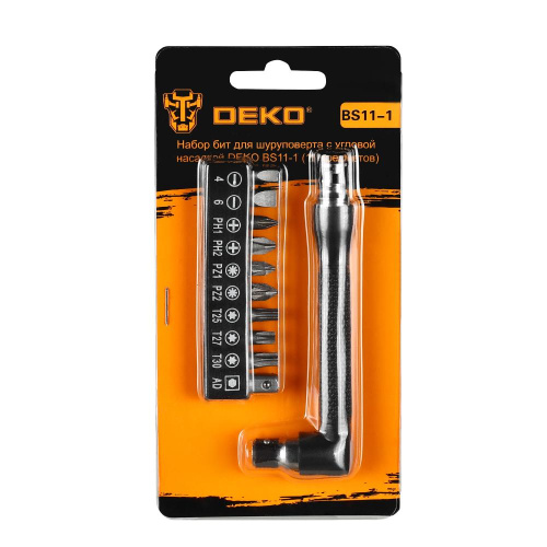 Набор бит с L-образным ключом DEKO BS11-1 (11 предметов) по ценам производителя в Краснодаре с доставкой по всей России