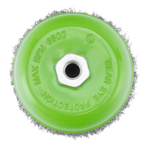 Щетка для УШМ, 125 мм, М14, "чашка", витая проволока Сибртех по ценам производителя в Краснодаре с доставкой по всей России