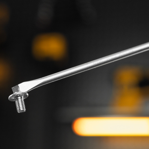 Отвертка, SL5x150 мм, S2, 3к рукоятка Denzel по ценам производителя в Краснодаре с доставкой по всей России