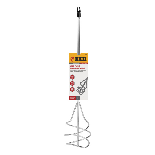 Миксер для песчано-гравийных смесей, 120 х 600 мм, оцинкованный, хвостовик SDS Plus Denzel по ценам производителя в Краснодаре с доставкой по всей России