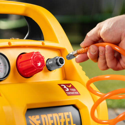 Компрессор воздушный безмасляный РС 1/6-180,1, 1 кВт, 180 л/мин, 6 л Denzel по ценам производителя в Краснодаре с доставкой по всей России