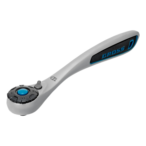 Набор торцевых головок, трещотка 120 зубьев, 1/4", CrV, 12 предметов Gross по ценам производителя в Краснодаре с доставкой по всей России