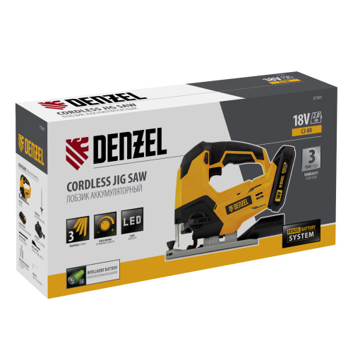 Лобзик аккумуляторный CJ-80, 18В Li-Ion Denzel по ценам производителя в Краснодаре с доставкой по всей России