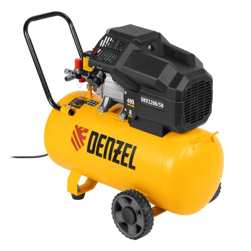Компрессор воздушный DKV2200/50, Х-PRO 2.2 кВт, 400 л/мин, 50 л Denzel по ценам производителя в Краснодаре с доставкой по всей России