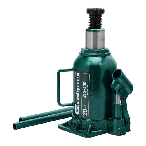 Домкрат гидравлический бутылочный, 20 т, 215-405 мм Сибртех по ценам производителя в Краснодаре с доставкой по всей России