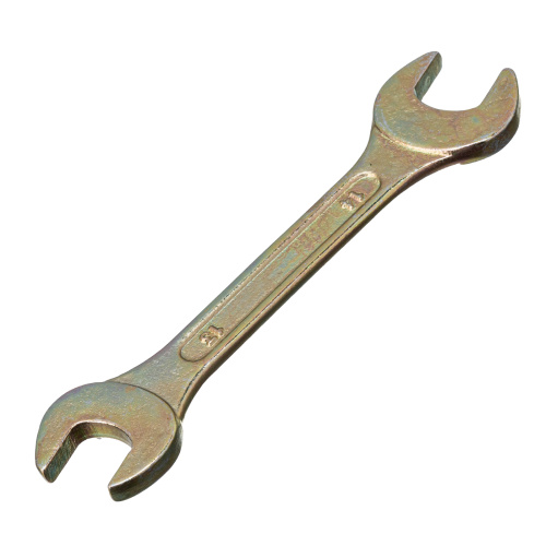 Ключ рожковый, 13 х 14 мм, желтый цинк Сибртех по ценам производителя в Краснодаре с доставкой по всей России