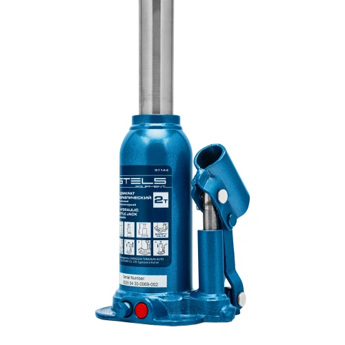 Домкрат гидравлический бутылочный телескопический, 2 т, подъем 170-380 мм Stels купить в Москве с доставкой по всей России | ProtosMarket.ru