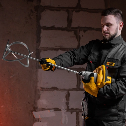 Миксер строительный EM-1-1600, 1600 Вт, 180-460/300-750 об/мин Denzel по ценам производителя в Краснодаре с доставкой по всей России