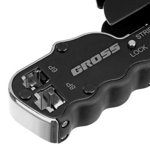 Клещи для обжима телефонных и компьютерных клемм RJ45, 8P и RJ11/12, 6P, компактный размер, CAT5 Gross по ценам производителя в Краснодаре с доставкой по всей России