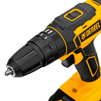 Дрель-шуруповерт аккумуляторная ударная CID-18-02BM, Li-Ion, 18 В, 2 акк. Denzel по ценам производителя в Краснодаре с доставкой по всей России