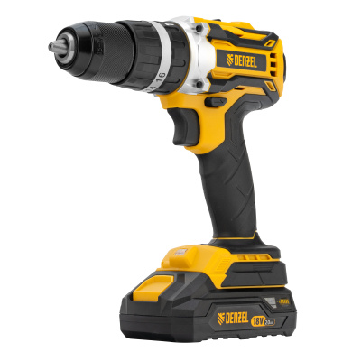 Дрель-шуруповерт аккумуляторная ударная бесщет CIDB-18-02, Li-Ion, 18 В Denzel по ценам производителя в Краснодаре с доставкой по всей России