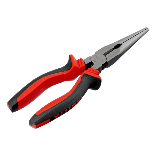 Длинногубцы прямые, 200 мм, хром-ванадий, двухкомпонентные рукоятки Matrix по ценам производителя в Краснодаре с доставкой по всей России