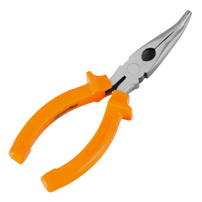 Длинногубцы изогнутые Classic, 160 мм, шлифованные, пластмассовые рукоятки Sparta по ценам производителя в Краснодаре с доставкой по всей России