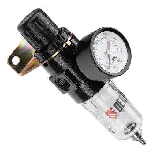 Фильтр-регулятор FR1500, 10 бар, 1500 л/мин, 1/4" Denzel по ценам производителя в Краснодаре с доставкой по всей России