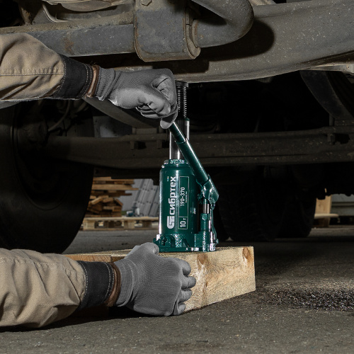 Домкрат гидравлический бутылочный, 10 т, 190-370 мм Сибртех по ценам производителя в Краснодаре с доставкой по всей России