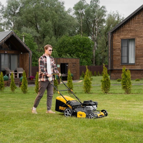 Газонокосилка бензиновая GLR-510SP-ZS, 171 см3, ширина 51 см, привод, травосборник 65 л Denzel по ценам производителя в Краснодаре с доставкой по всей России