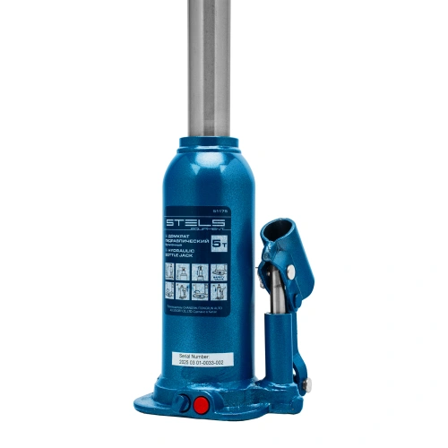 Домкрат гидравлический бутылочный, 5 т, h подъема 207-404 мм, в пластиковом кейсе Stels по ценам производителя в Краснодаре с доставкой по всей России
