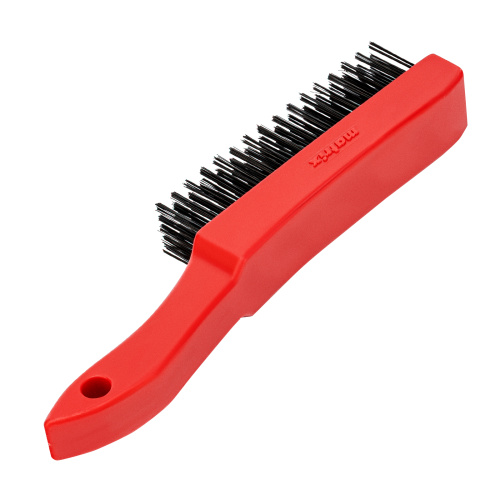 Щетка зачистная пятирядная, закаленная прямая проволока с пластиковой ручкой Matrix по ценам производителя в Краснодаре с доставкой по всей России