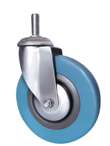 Колесо аппаратное поворотное SCtg 55 125 мм с болтом (зеленое) (F) по ценам производителя в Краснодаре с доставкой по всей России