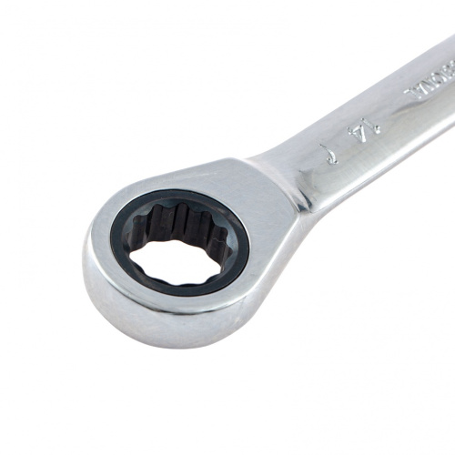 Ключ накидной трещоточный, 12 х 14мм, CrV, зеркальный хром Matrix по ценам производителя в Краснодаре с доставкой по всей России