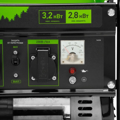 Генератор бензиновый БС-3500Э, 3.2 кВт, 230В, 4-х тактный, 15 л, электростартер Сибртех по ценам производителя в Краснодаре с доставкой по всей России