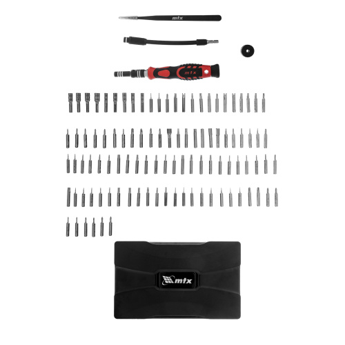 Набор для точных работ 107 в 1, универсальный, сталь CrV MTX по ценам производителя в Краснодаре с доставкой по всей России