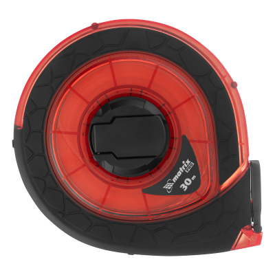 Рулетка геодезическая 30 м х 15 мм, закрытый корпус, фибергласовая лента, двусторонняя шкала, Pro Matrix по ценам производителя в Краснодаре с доставкой по всей России