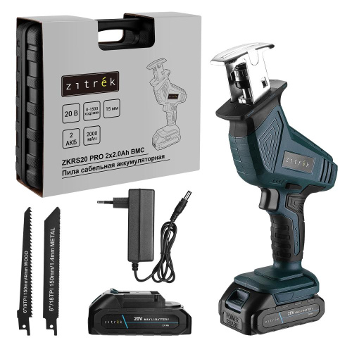 Пила сабельная аккумуляторная Zitrek ZKRS20 PRO в кейсе, 20В, 2x2.0Ач по ценам производителя в Краснодаре с доставкой по всей России