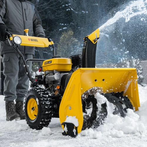 Бензиновая снегоуборочная машина SB 560 LP, 212 cc, электростартер, фара Denzel по ценам производителя в Краснодаре с доставкой по всей России