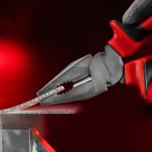 Плоскогубцы Nickel, 180 мм, никелированные, двухкомпонентные рукоятки Matrix по ценам производителя в Краснодаре с доставкой по всей России