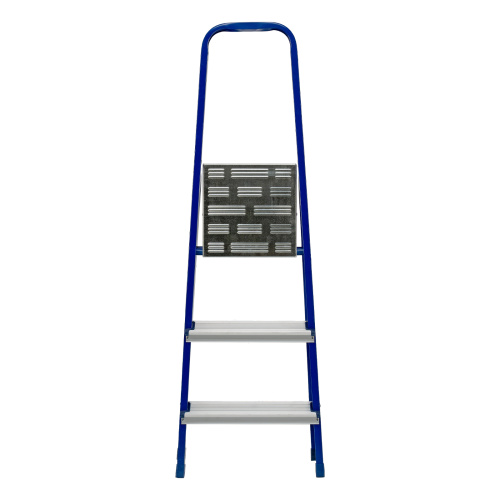 Стремянка, 3 ступени, стальной профиль, алюминиевые ступени Сибртех по ценам производителя в Краснодаре с доставкой по всей России