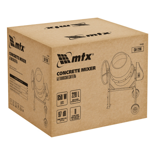 Бетоносмеситель СМ-220К, 220 л, мощность 850 Вт МТХ по ценам производителя в Краснодаре с доставкой по всей России