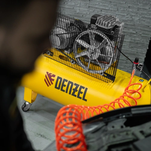 Компрессор воздушный BCI3000-T/200, ременный привод , 3.0 кВт, 200 литров, 530 л/мин Denzel по ценам производителя в Краснодаре с доставкой по всей России