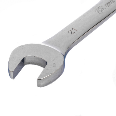 Ключ комбинированный трещоточный, 21 мм, CrV, зеркальный хром Matrix по ценам производителя в Краснодаре с доставкой по всей России