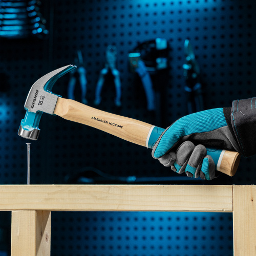 Молоток-гвоздодер, 450 г, угол 45, магнит, обрезиненная рукоятка American hickory GROSS по ценам производителя в Краснодаре с доставкой по всей России