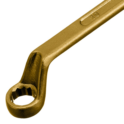 Ключ накидной, 8 х 10 мм, желтый цинк Сибртех по ценам производителя в Краснодаре с доставкой по всей России