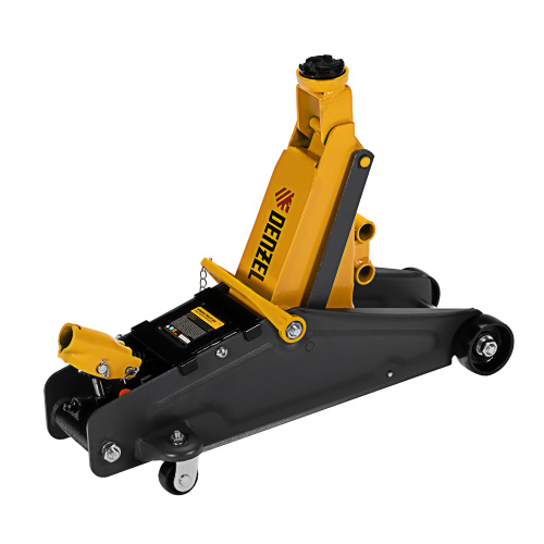 Домкрат гидравлический подкатной с фиксатором, 2,8 т, 135-385 мм, в кейсе Denzel по ценам производителя в Краснодаре с доставкой по всей России