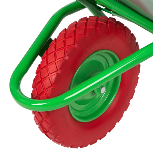 Тачка садово-строительная с PU колесом, грузоподъемность 180 кг, объем 90 л Сибртех по ценам производителя в Краснодаре с доставкой по всей России